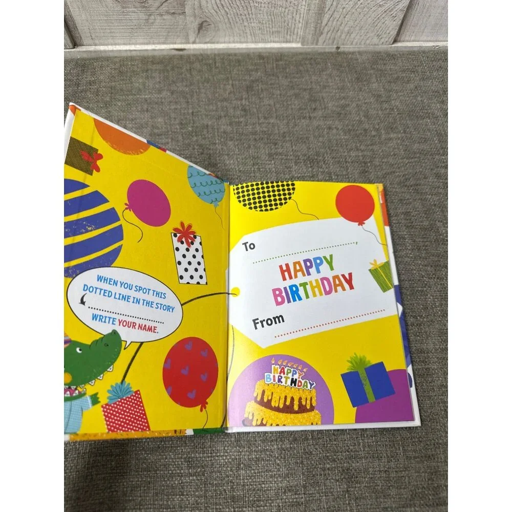 Happy Birthday Childrens Story Book Gift Fun Illustrations Put Me In The Story